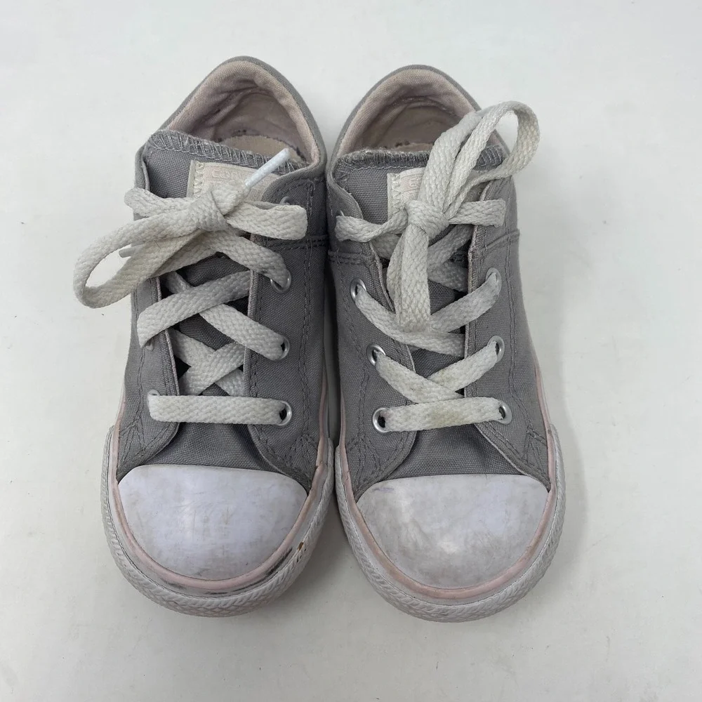 Converse Shoes Chuck Taylor One‎ Star Sneaker Gray and Pink Toddler Girl Size 9